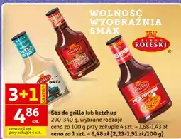 Auchan Roleski Sos do grilla lub ketchup oferta