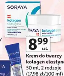 Auchan Krem do twarzy kolagen elastyna Soraya oferta