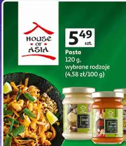 Auchan Pasta House of Asia 120 g, wybrane rodzaje oferta