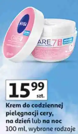 Auchan Krem do codziennej pielęgnacji cery, na dzień lub na noc Nivea oferta