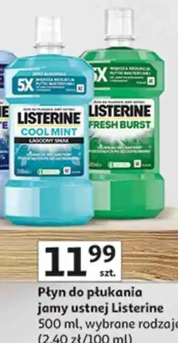 Auchan Płyn do płukania jamy ustnej Listerine oferta