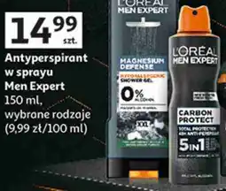 Auchan Antyperspirant w sprayu L'Oréal Paris Men Expert oferta