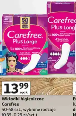 Auchan Wkładki higieniczne Carefree oferta
