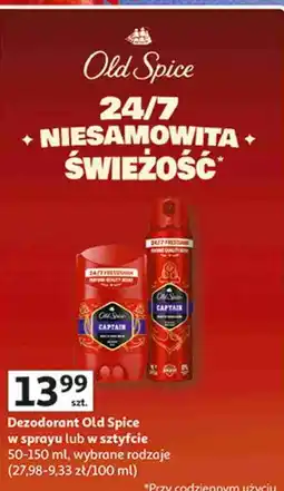 Auchan Dezodorant Old Spice w sprayu lub w sztyfcie oferta