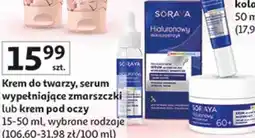 Auchan Krem do twarzy, serum wypełniające zmarszczki lub krem pod oczy Soraya oferta