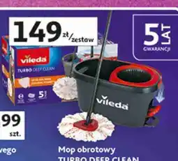 Auchan Vileda Mop obrotowy TURBO DEEP CLEAN oferta
