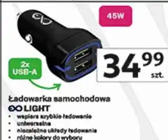 Ładowarka samochodowa XO LIGHT 45 W