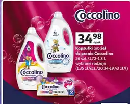Auchan Kapsułki lub żel do prania Coccolino oferta