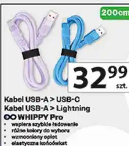 Auchan Kabel USB XO WHIPPY Pro 200 cm oferta