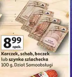 Auchan Karczek, schab, boczek lub szynka szlachecka ZMB Białystok oferta