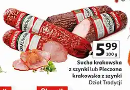 Auchan Sucha krakowska z szynki / Pieczona krakowska z szynki Olewnik oferta