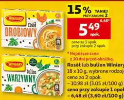 Auchan Rosół lub bulion Winiary oferta