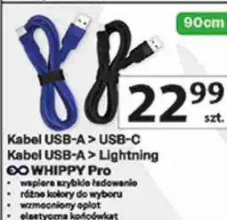 Auchan Kabel USB XO WHIPPY Pro 90 cm oferta