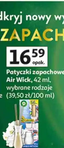 Auchan Patyczki zapachowe Air Wick oferta