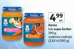 Auchan Danie lub zupa Gerber oferta