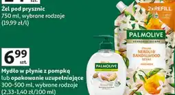 Auchan Mydło w płynie z pompką lub opakowanie uzupełniające Palmolive oferta