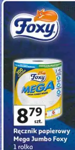 Auchan Ręcznik papierowy Mega Jumbo Foxy 1 rolka oferta
