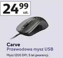 Auchan Przewodowa mysz USB Carve oferta
