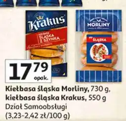 Auchan Kiełbasa śląska Morliny / Krakus oferta