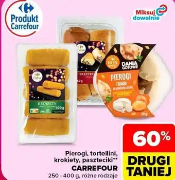 Pierogi, tortellini, krokiety, paszteciki Carrefour