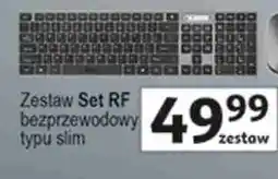 Auchan Zestaw Set RF bezprzewodowy typu slim Tracer oferta