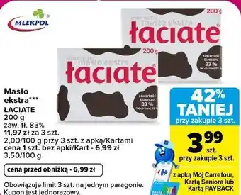 Masło ekstra Łaciate