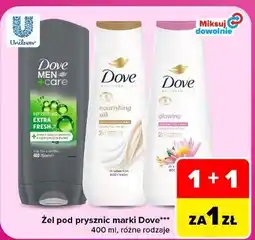 Carrefour Market Żel pod prysznic marki Dove, 400 ml, różne rodzaje oferta