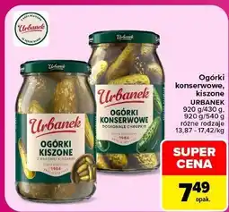Carrefour Market Ogórki konserwowe, kiszone Urbanek oferta