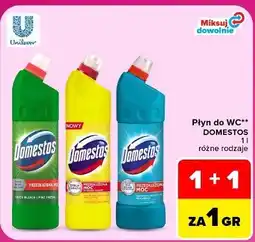 Carrefour Market Płyn do WC Domestos, 1 l, różne rodzaje oferta