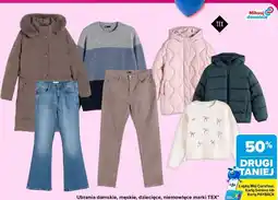 Carrefour Market Ubrania damskie, męskie, dziecięce, niemowlęce marki TEX oferta
