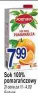 E.Leclerc Sok 100% pomarańczowy Fortuna oferta