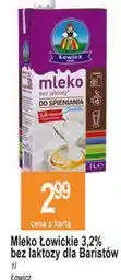 E.Leclerc Mleko Łowickie 3,2% bez laktozy dla Baristów oferta
