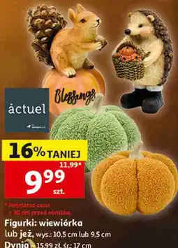 Auchan Figurki: wiewiórka, jeż lub dynia actuel oferta