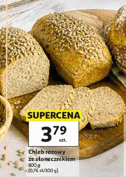 Auchan Chleb razowy ze słonecznikiem oferta