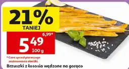 Auchan Brzuszki z łososia wędzone na gorąco oferta