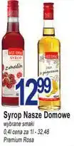 E.Leclerc Syrop Nasze Domowe wybrane smaki Premium Rosa oferta