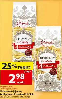 Auchan Makaron 4-jajeczny tradycyjny z Ludwina Pol-Mak oferta