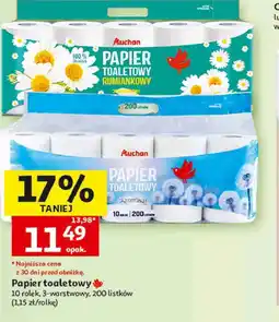 Auchan Papier toaletowy Auchan oferta