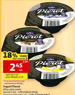 Auchan Jogurt Pierot Olma różne smaki oferta