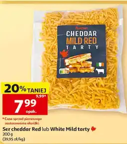 Auchan Ser cheddar Red lub White Mild tarty Auchan oferta