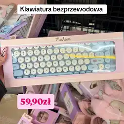 Biedronka Klawiatura bezprzewodowa Pusheen oferta