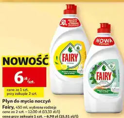 Auchan Płyn do mycia naczyń Fairy oferta