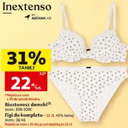 Auchan Biustonosz damski Inextenso oferta