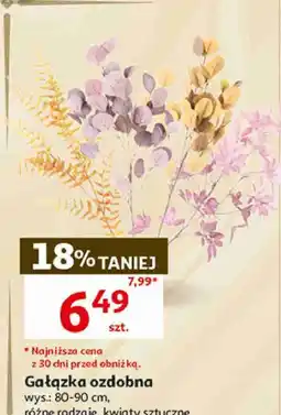 Auchan Gałązka ozdobna sztuczna oferta