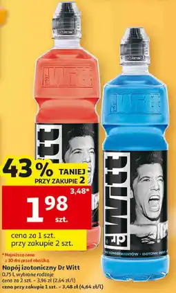 Auchan Napój izotoniczny Dr Witt oferta