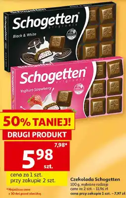 Auchan Czekolada Schogetten oferta