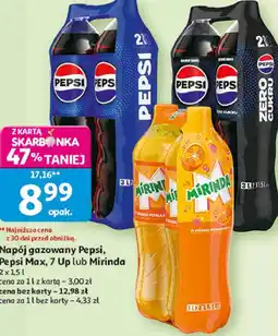 Auchan Napój gazowany Pepsi, Pepsi Max, 7 Up lub Mirinda oferta