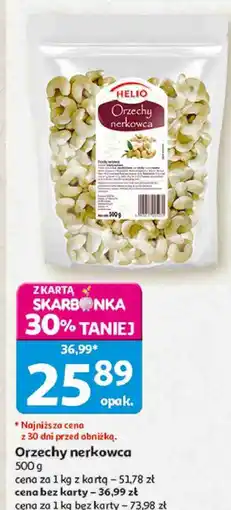 Auchan Orzechy nerkowca Helio oferta