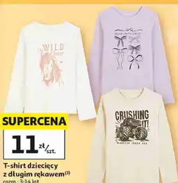 Auchan T-shirt dziecięcy z długim rękawem Inextenso oferta