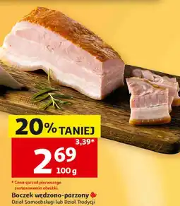 Auchan Boczek wędzono-parzony oferta